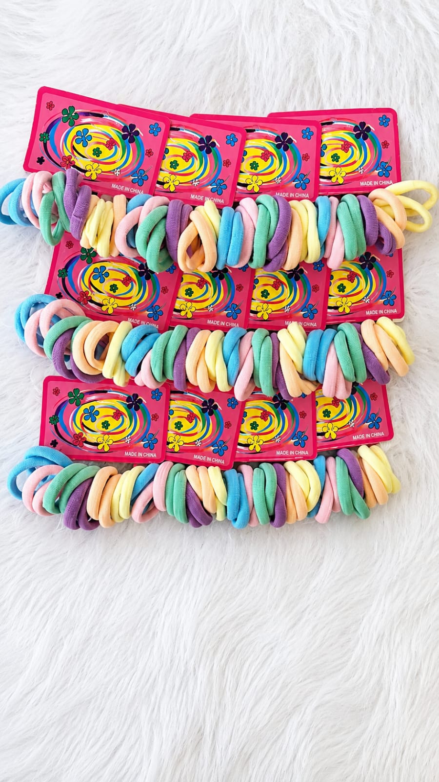 soft pastel seamless hair ties soft pastel seamless hair ties