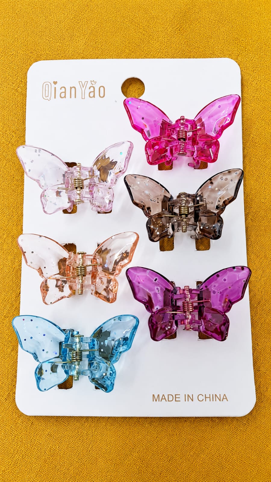 glittery butterfly shaped claw clips glittery butterfly shaped claw clips