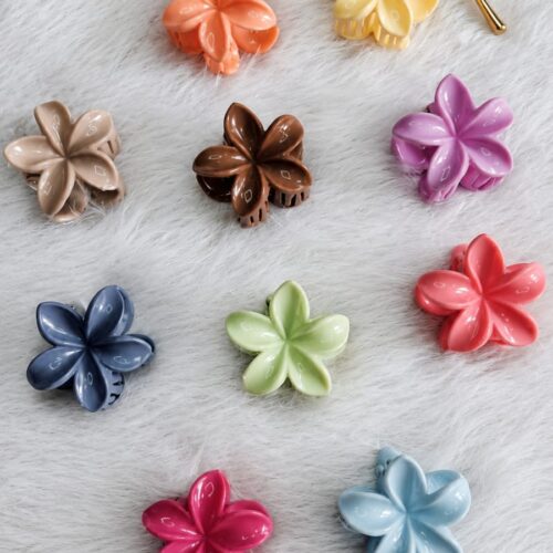 Floral Claw Hair Clips