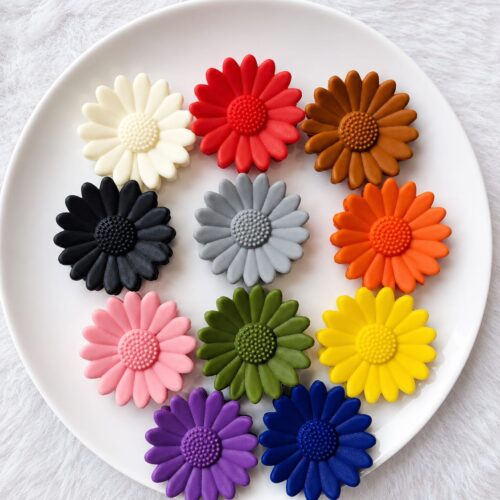 sunflower claw clips