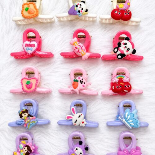 cute medium size cartoon theme claw clips