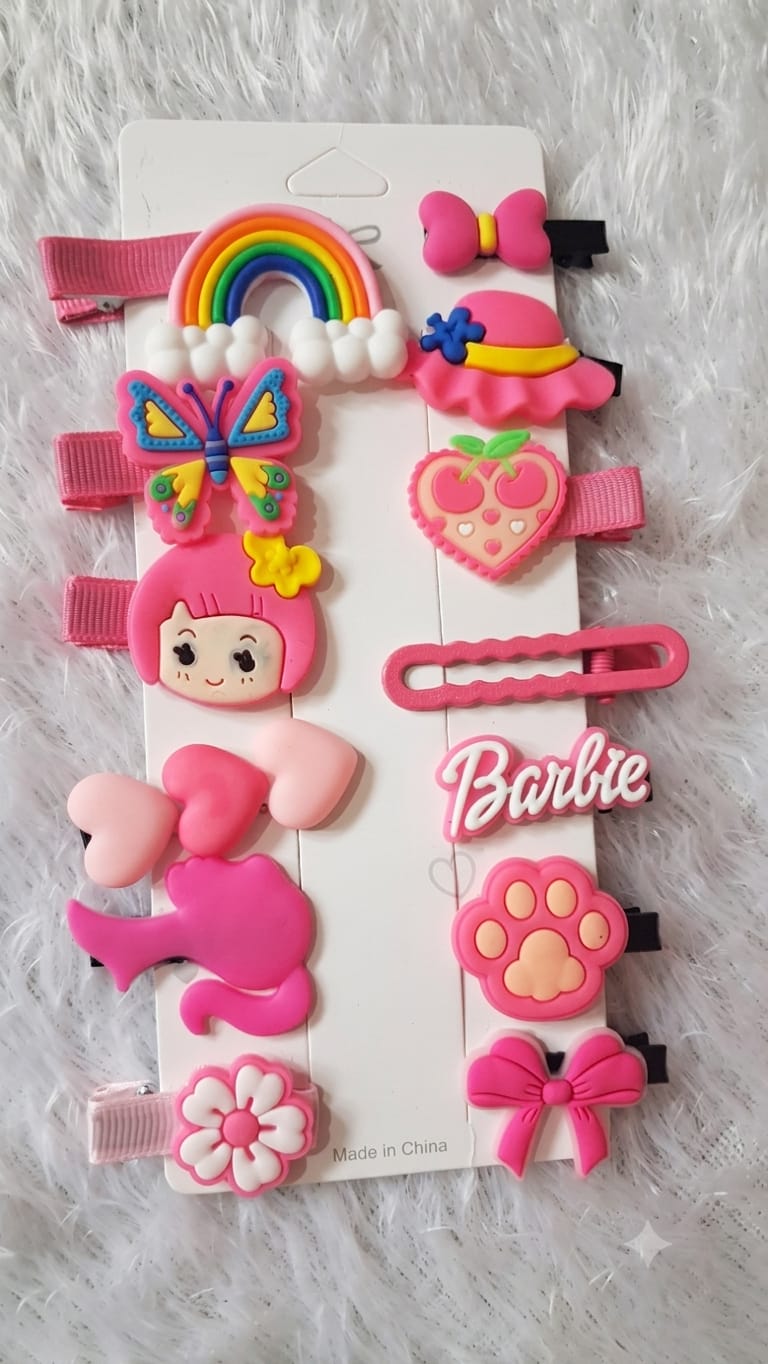 cute all pink theme kids' hair clip cute all pink theme kids' hair clip