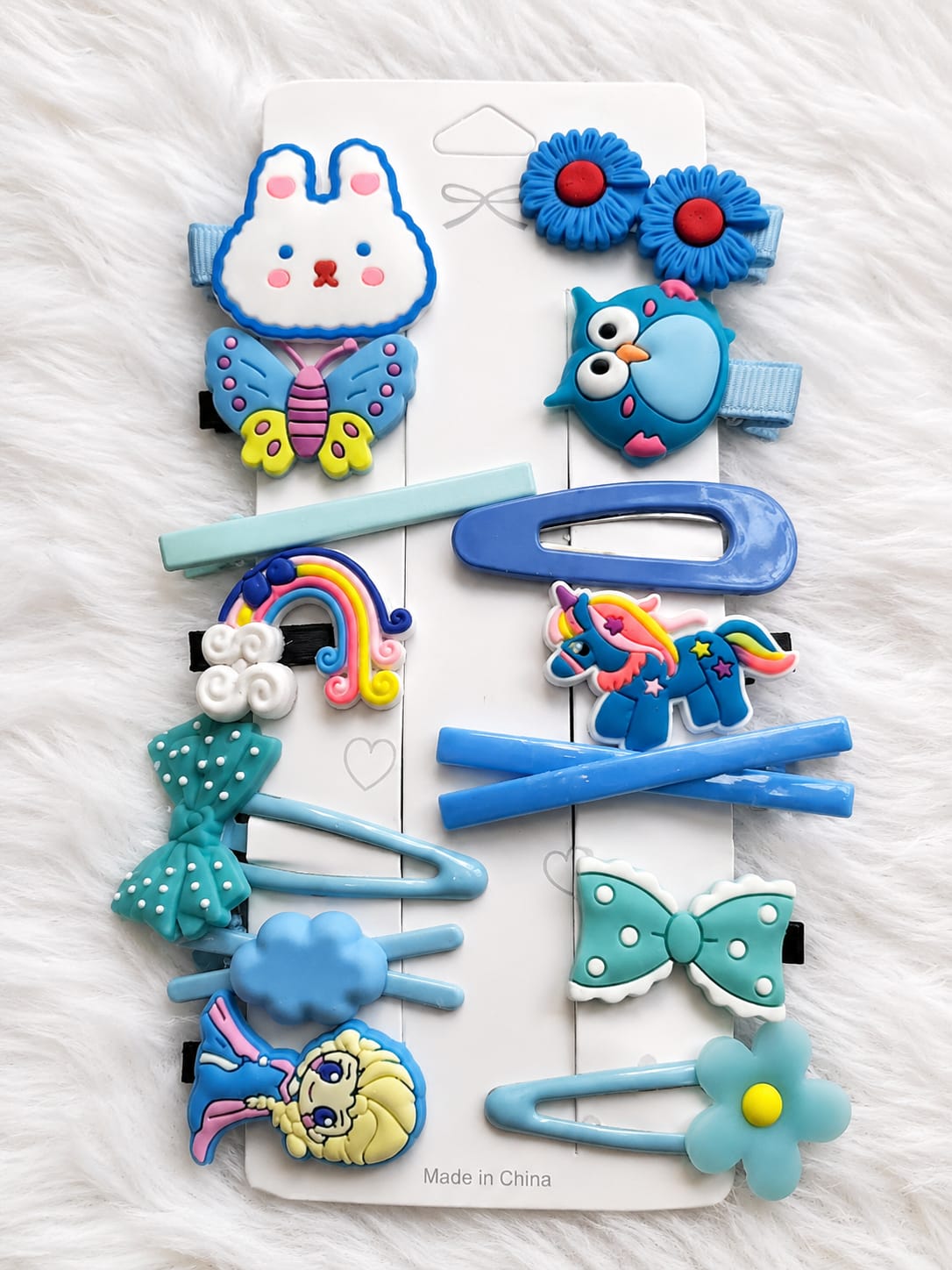adorable blue themed kids' hair clip adorable blue themed kids' hair clip