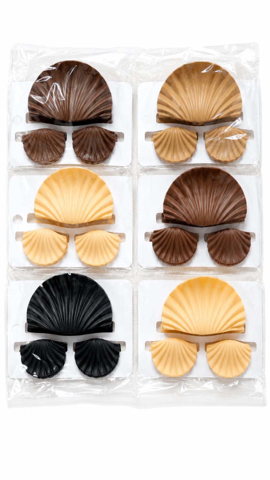 seashell hair clip set seashell hair clip set