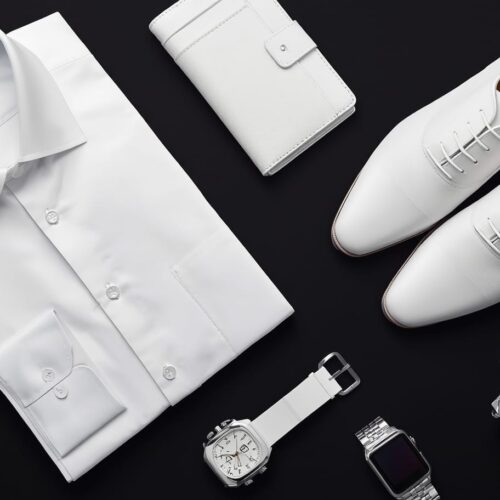 all white men's essentials combo