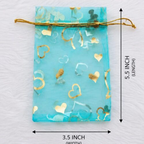 sheer organza potli bags